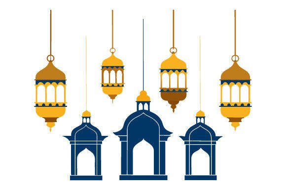 A Set of Lanterns Hanging Above a Blank Space: Turning Empty Air into Atmosphere