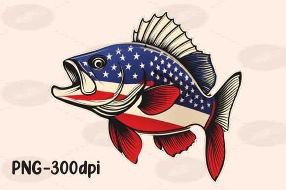 Bass Fish American Flag Fishing PNG: A Practical Guide to This Patriotic Design Asset