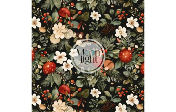 Bringing Festive Creativity to Life with Christmas Seamless Digital Pattern 31