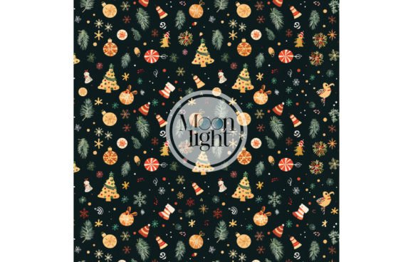 Christmas Seamless Digital Pattern 23: A Versatile Holiday Design Asset