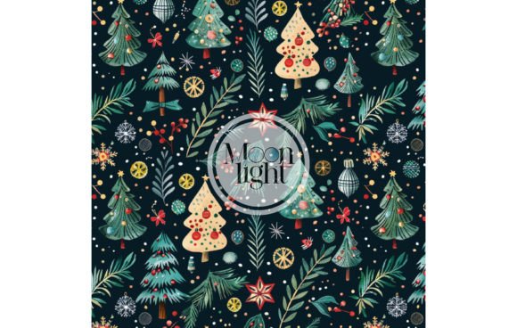 Christmas Seamless Digital Pattern 28