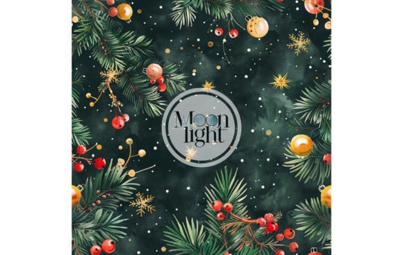 Christmas Seamless Digital Pattern 72: A Versatile Design Asset for the Holidays