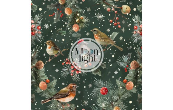 Elevate Projects with Christmas Seamless Digital Pattern 55