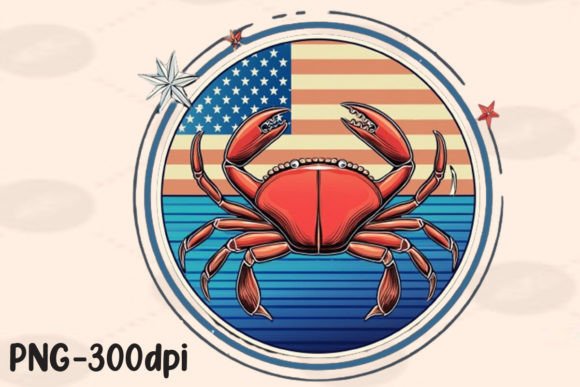 How the Crab American Flag 4th July Fishing PNG Is Redefining Seasonal Visual Branding