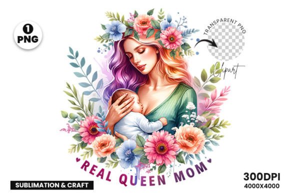 Mother’s Day Real Queen MOM Clipart Ideas