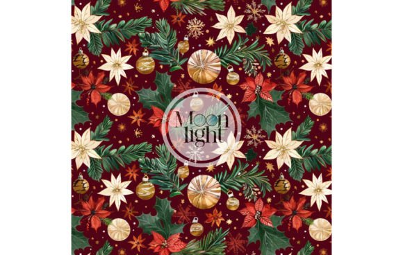 Using Christmas Seamless Digital Pattern 8 in Your Creative and Professional Workflows